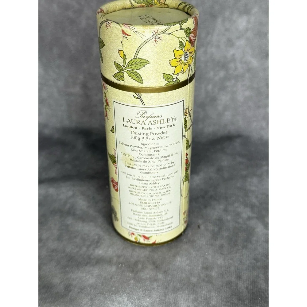 Vintage Laura Ashley No. 1 Dusting Powder 3.5‎ oz New